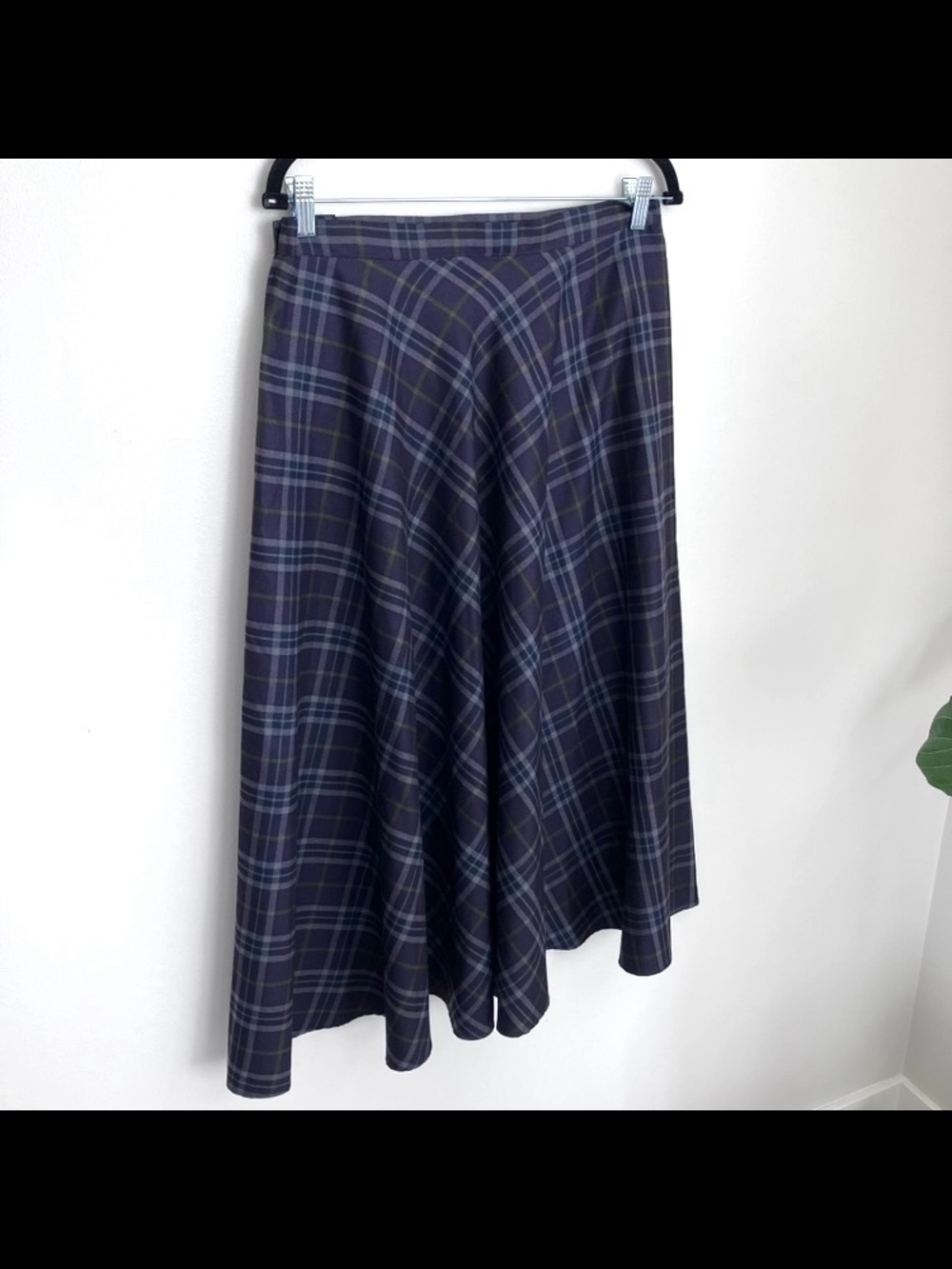 Vintage Handmade Plaid Skirt